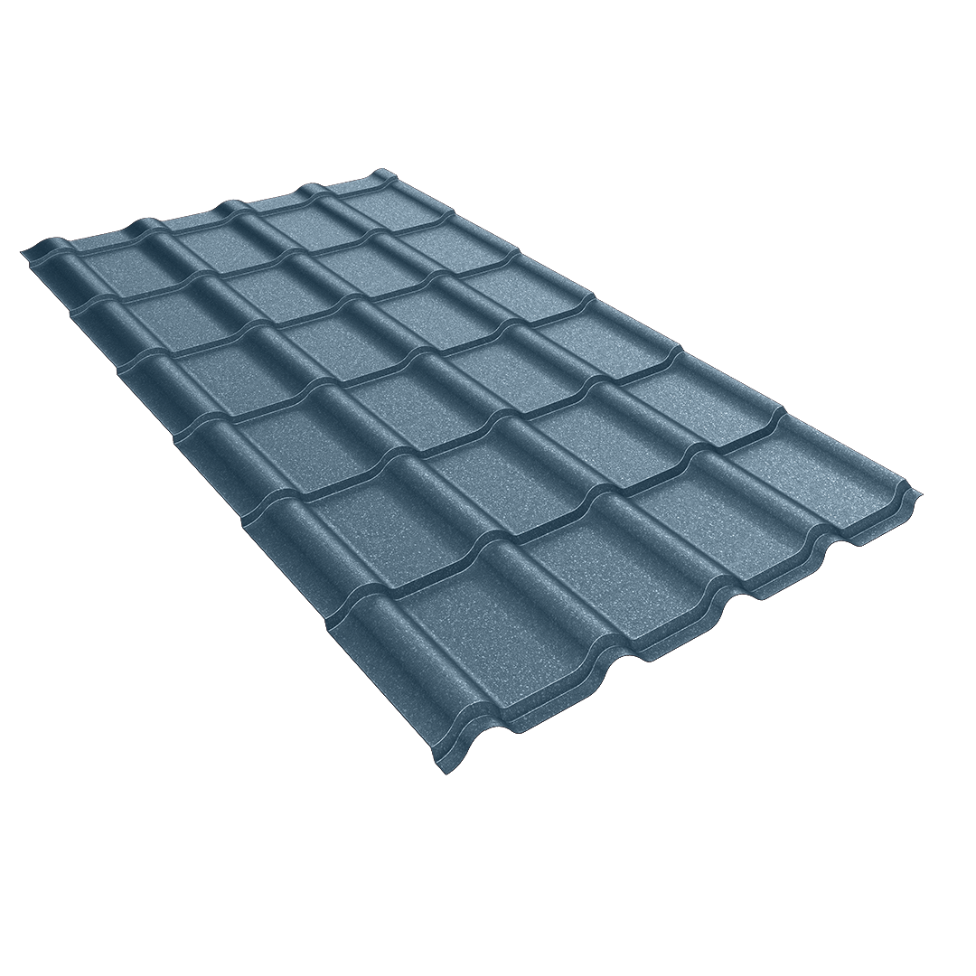 Bello Briliant Duo țiglă metalică 0,60 mm Zn+Mg 120MB 1100 mm util