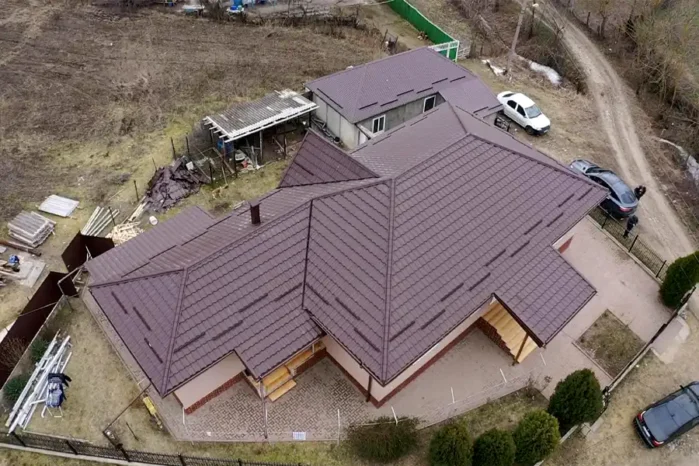 montaj acoperis Prahova lucrare finalizata casa rezidentiala