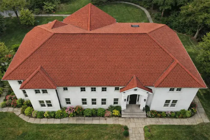 montaj acoperis Prahova lucrare finalizata vedere aeriana